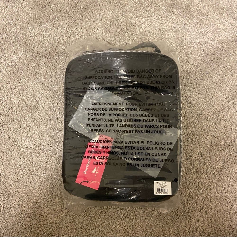NWT vera bradley lunch box